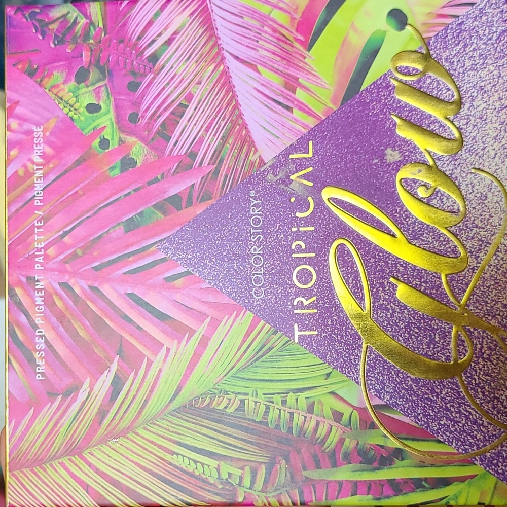COLOR STORY Tropical glow eyeshadow palette